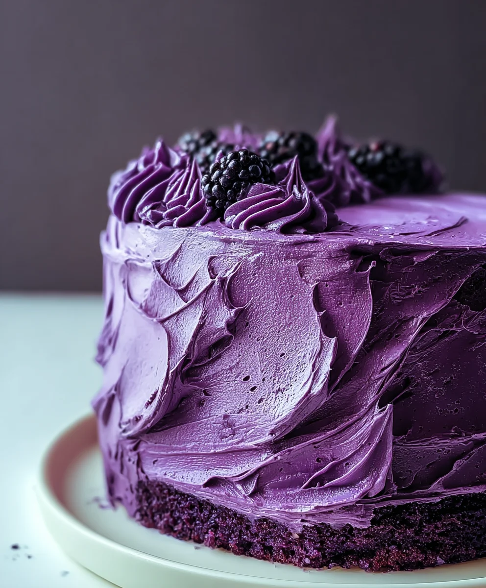Decadent Purple Velvet Cake Recipe-Easy & Delicious