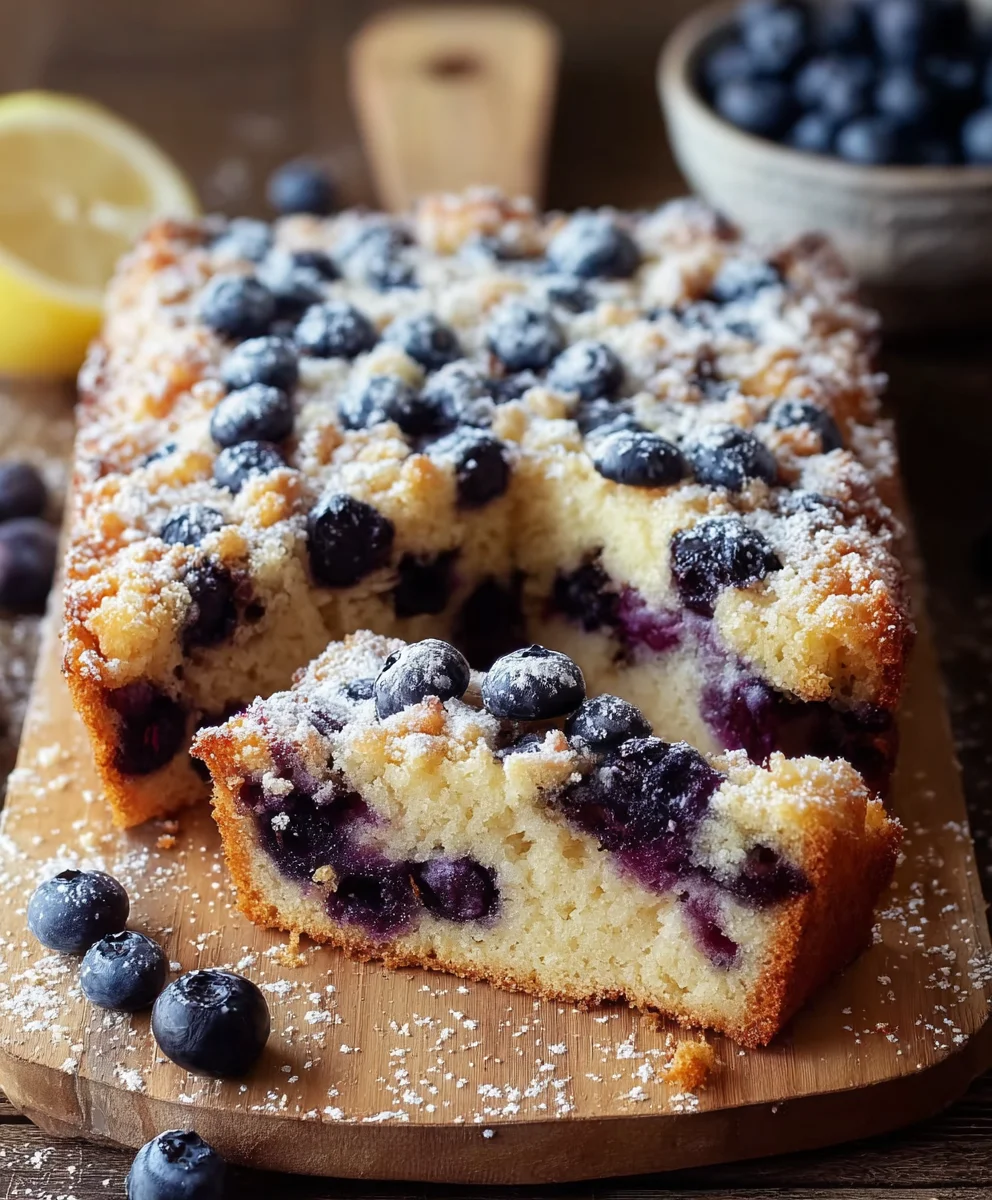 Blueberry Lemon Brioche Cake Recipe - Delicious & Easy