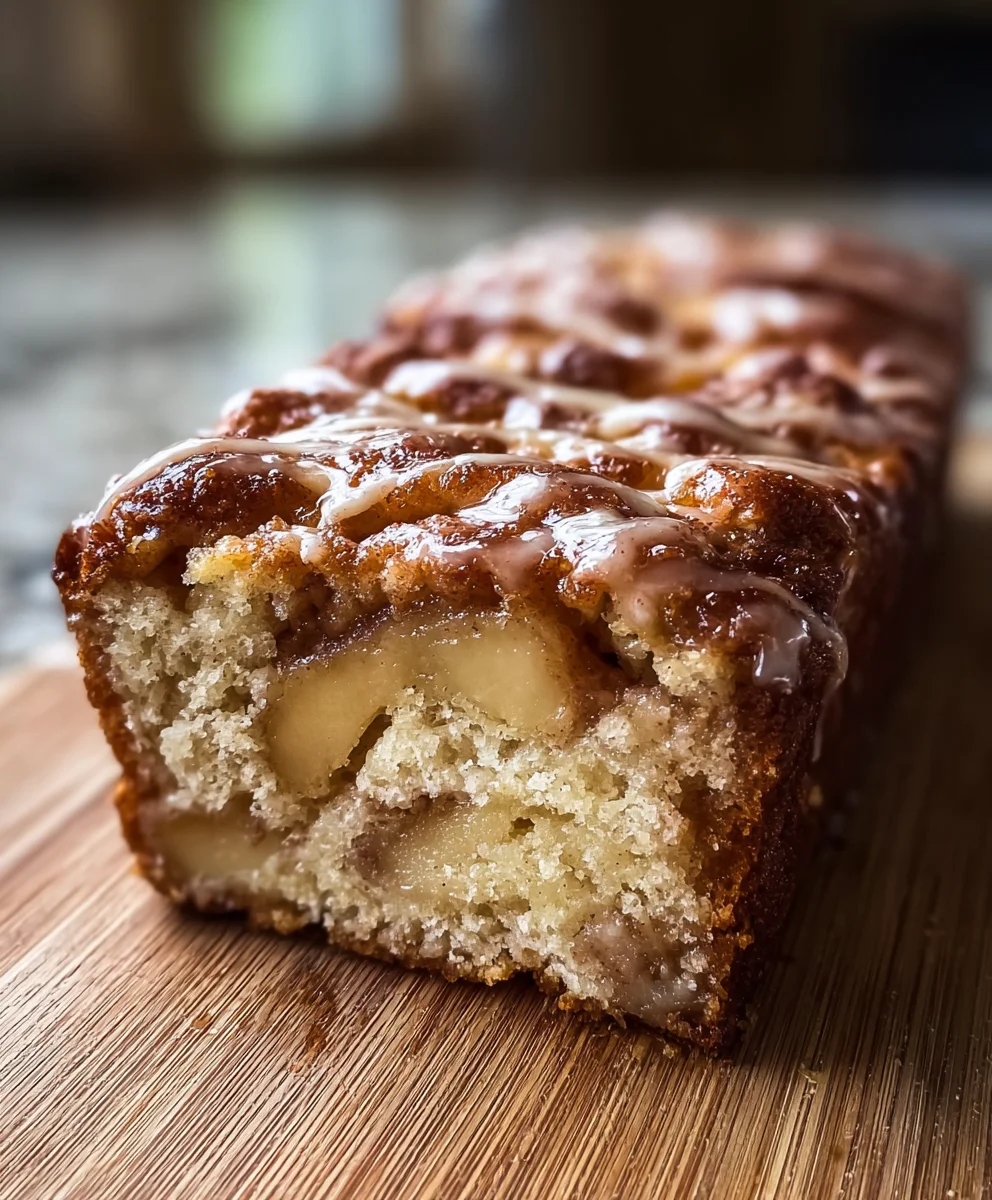Cinnamon Apple Fritter Bread- Easy Fall Dessert