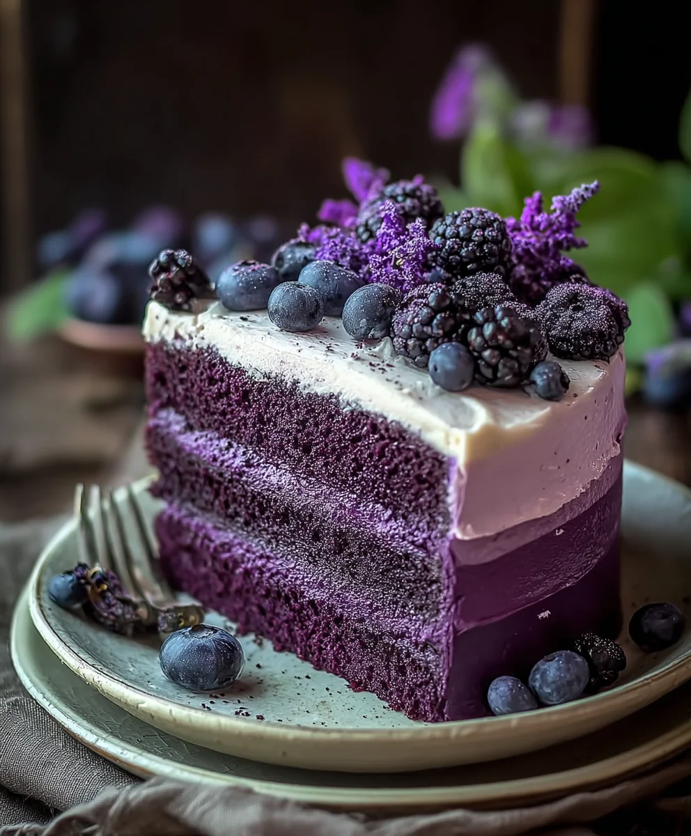 Decadent Purple Velvet Cake Recipe-Easy & Delicious