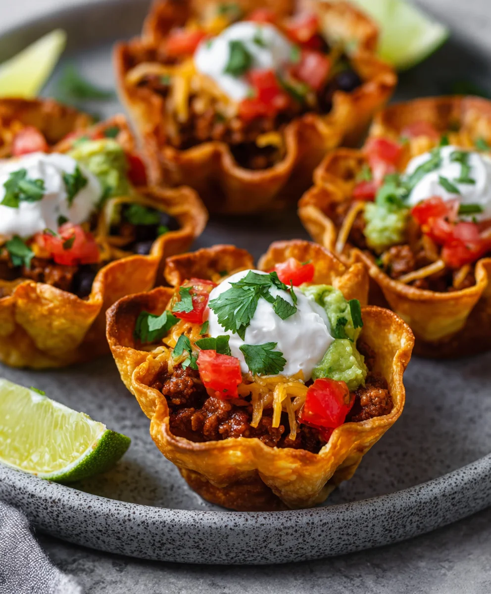 Easy Beef Taco Cups-Quick & Delicious Family Meal