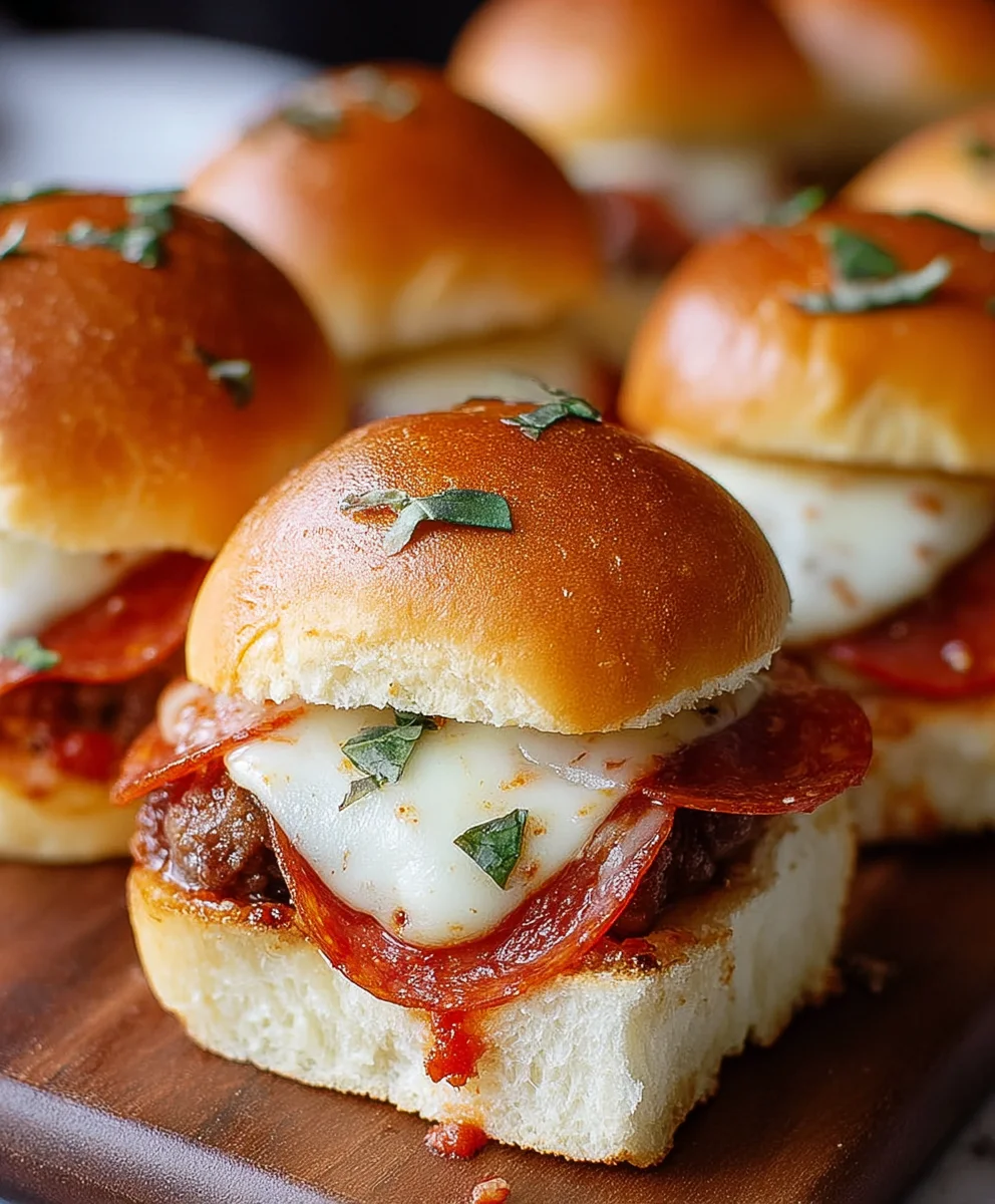 Easy Beef Pizza Sliders - Quick Family Dinner Idea