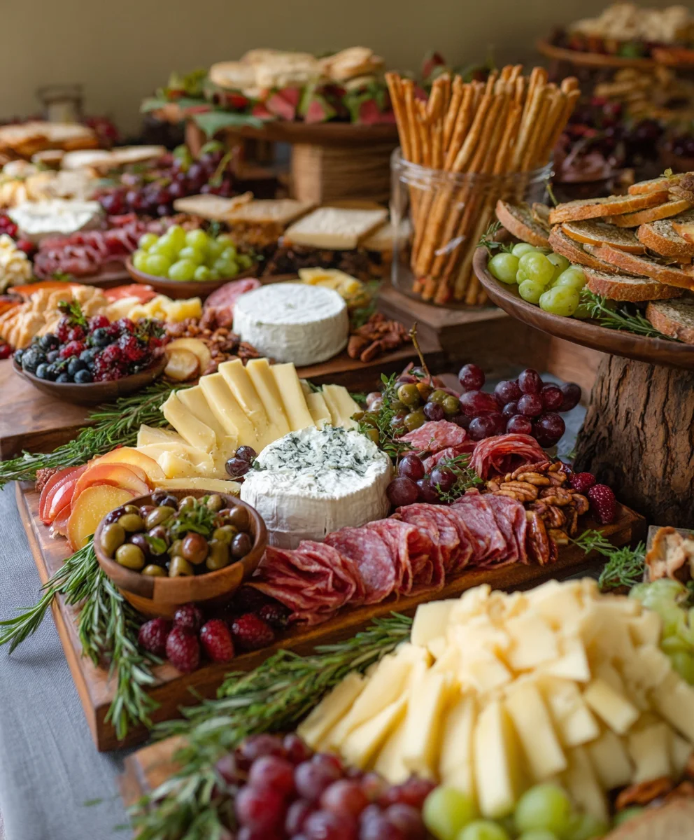 Wedding Reception Grazing Table Ideas-Elegant & Easy