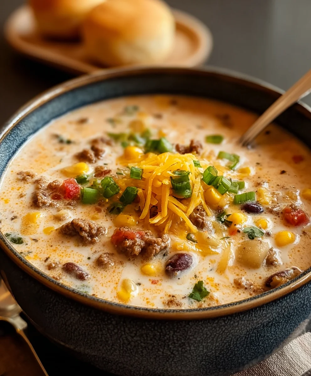 Creamy Beef Cowboy Soup-Cozy Weeknight Delight