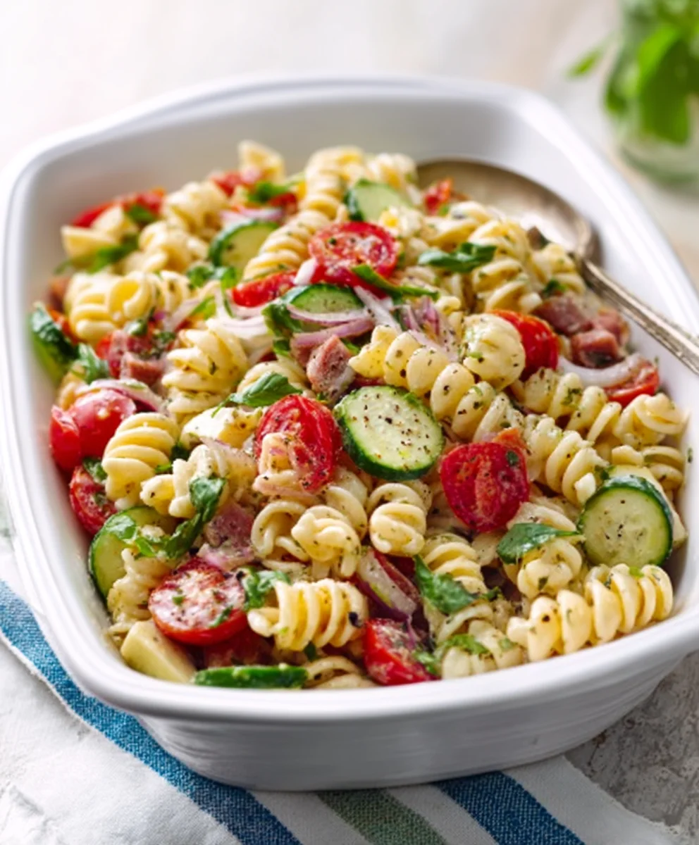 High-Protein Italian Pasta Salad - Delicious & Healthy