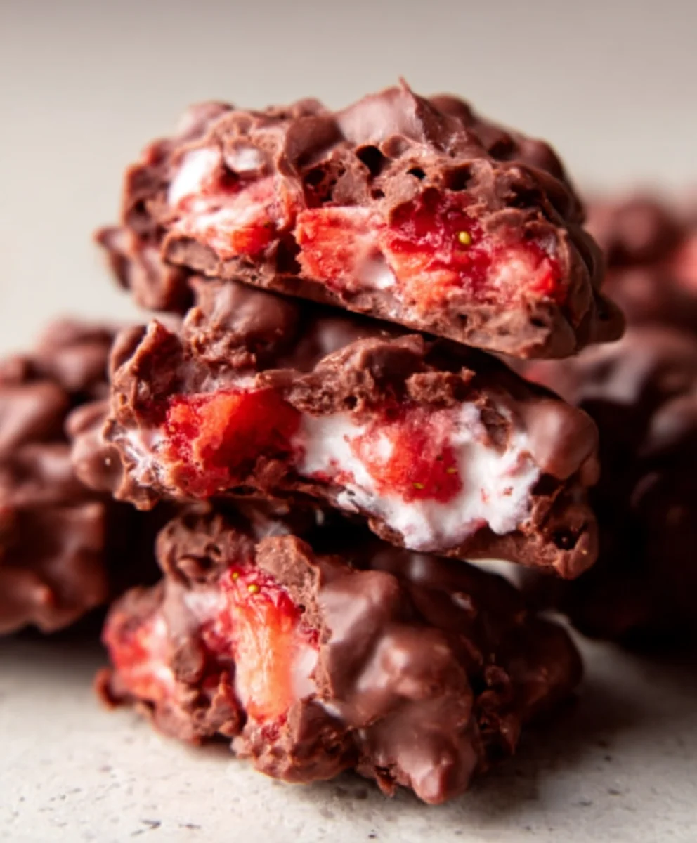 Chocolate Strawberry Yogurt Clusters Recipe
