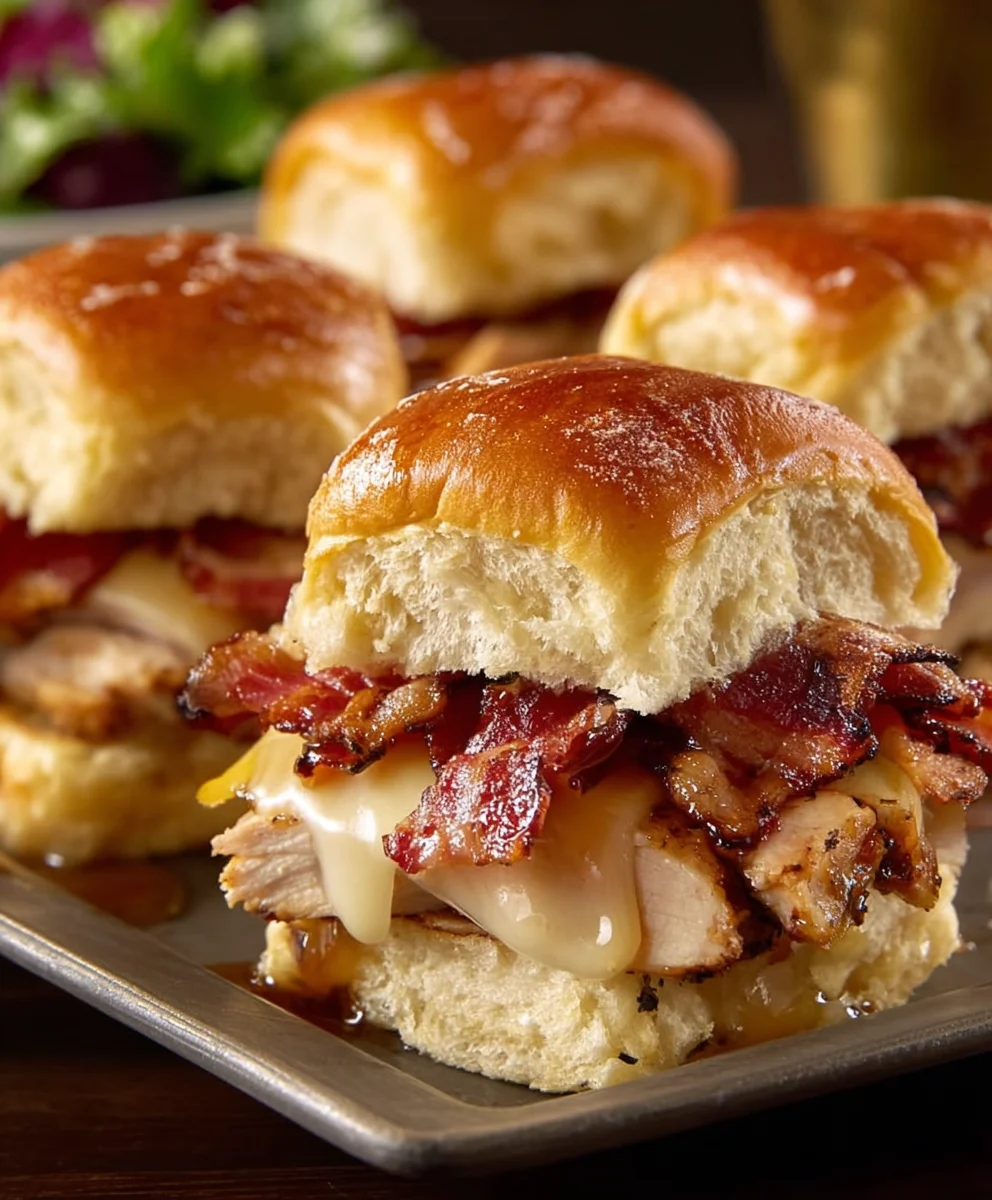 Maple Chicken Beef Beef Bacon Sliders - Deliciously Easy!