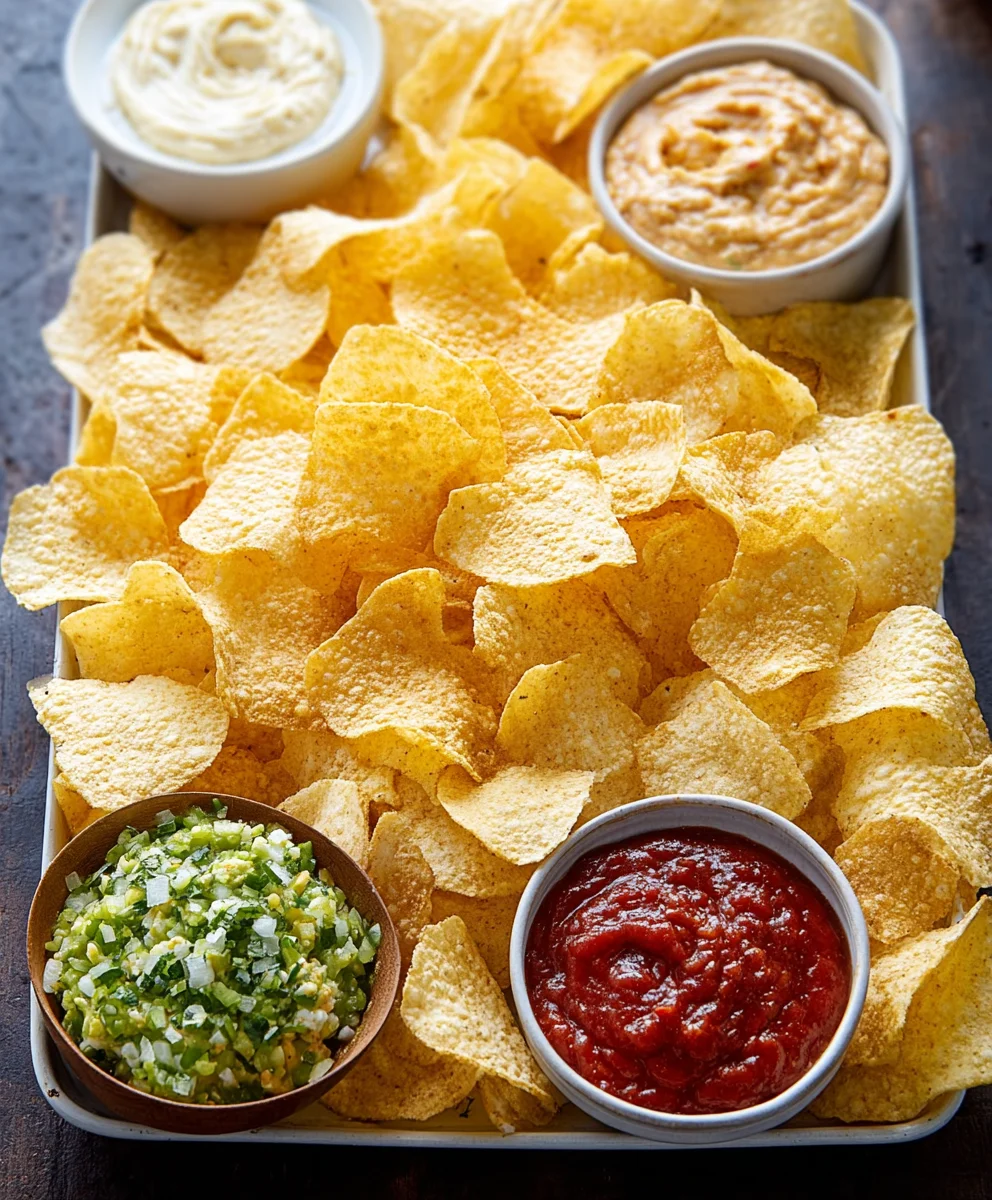 Ultimate Chips and Dip Platter - Easy Appetizer