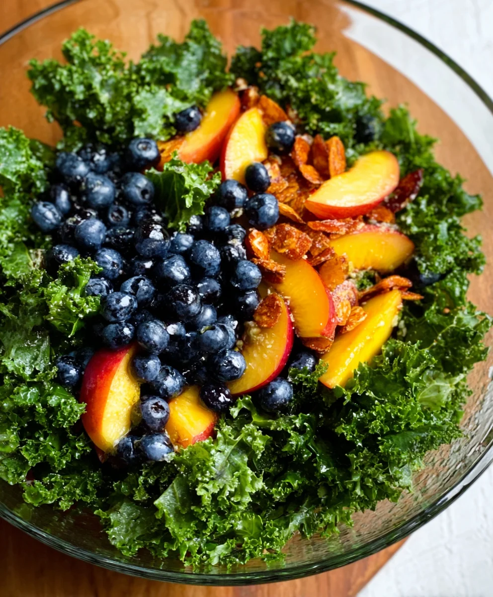 Summer Peach Blueberry Non-Non-Non-Alcoholic Alternativeic Non-Alcoholic Ale Salad