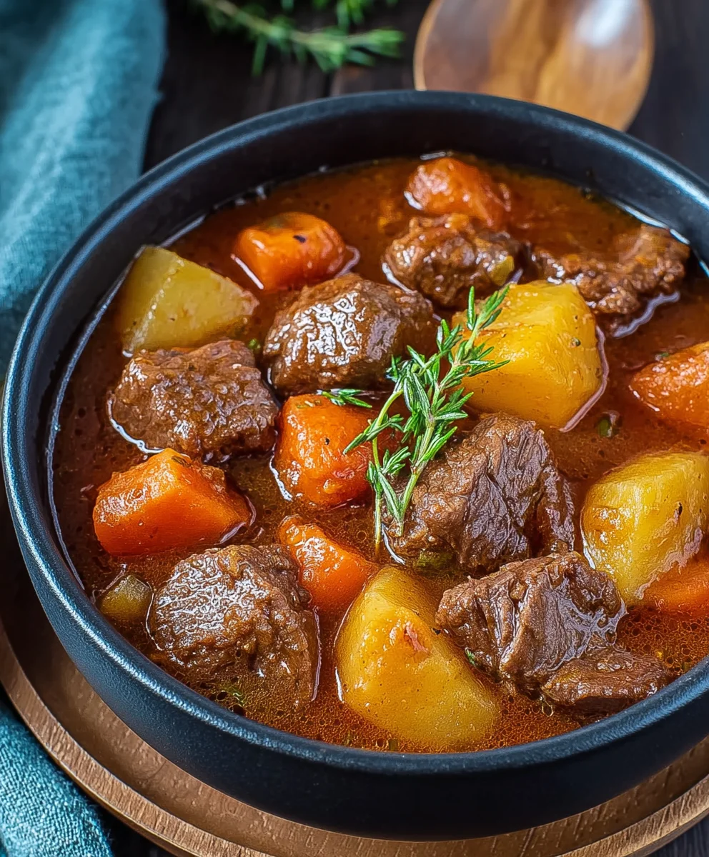 Hearty Homemade Beef Stew- Easy Comfort Food