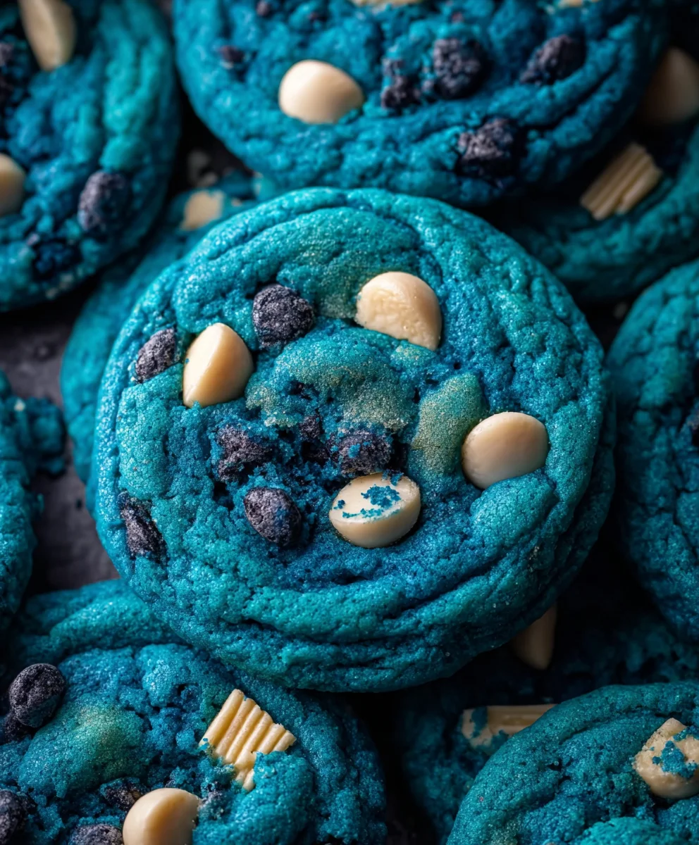 Blue Cookie Monster Cookies - Fun & Easy Recipe