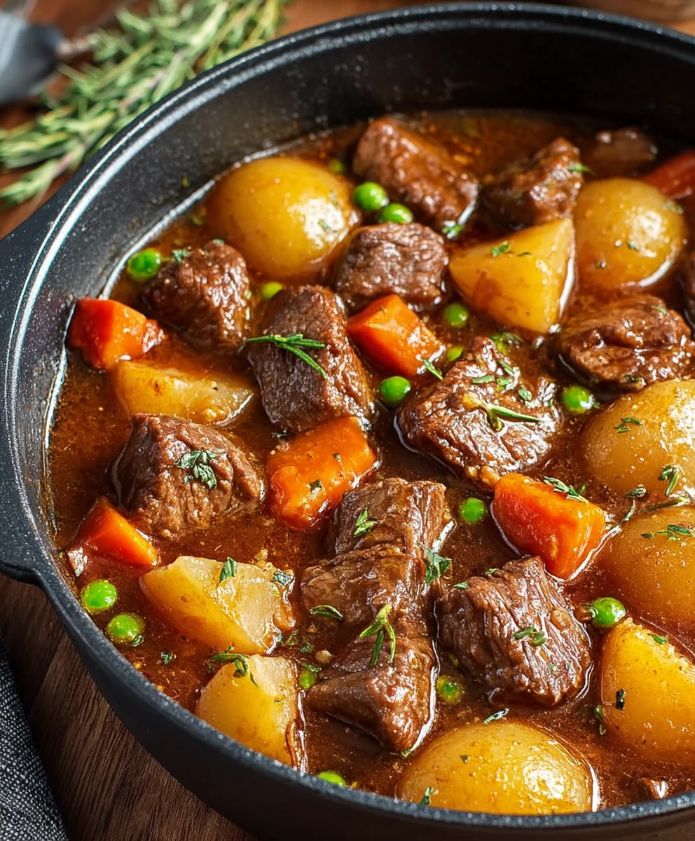 Hearty Homemade Beef Stew- Easy Comfort Food
