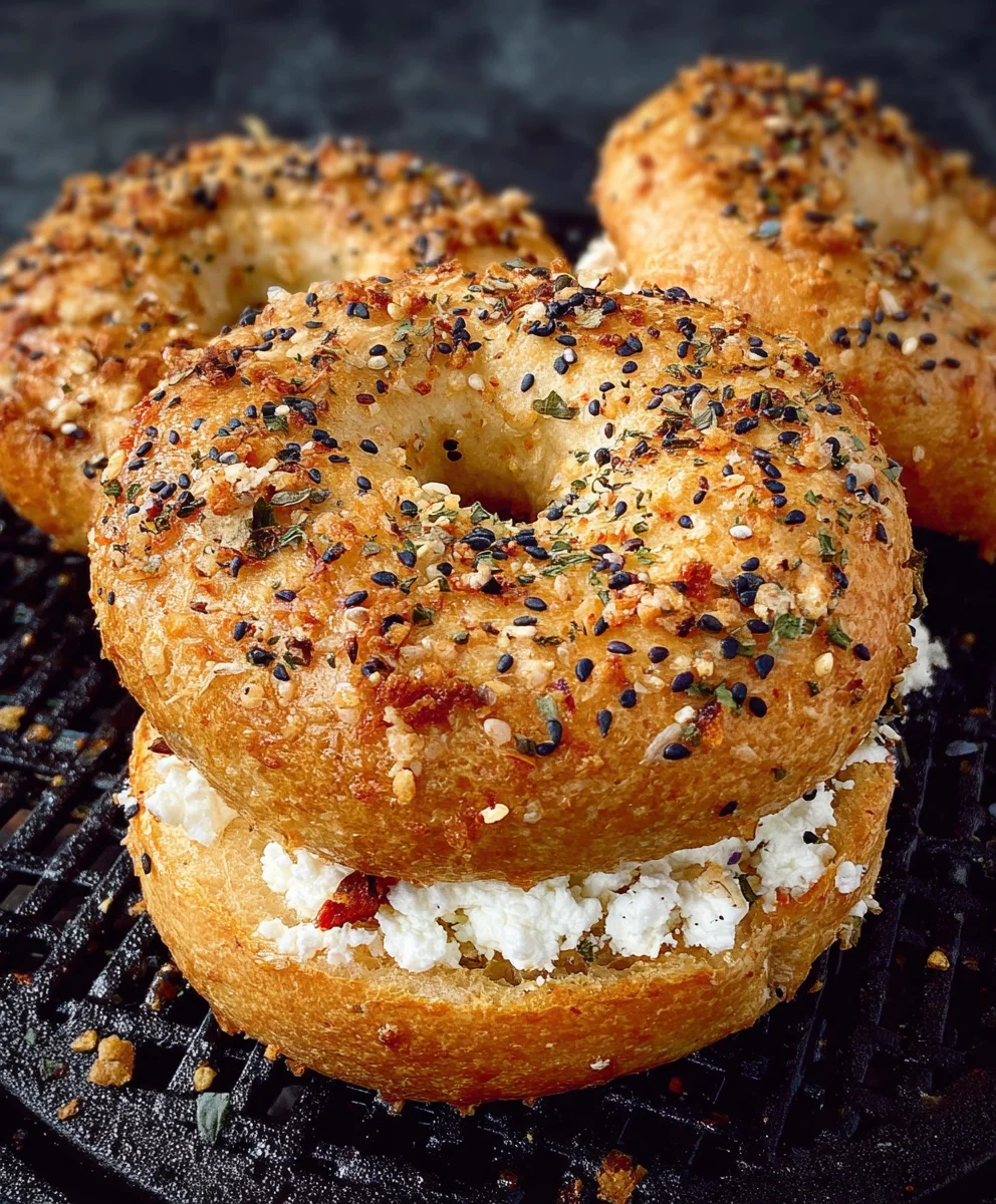 Protein Bagels with Cottage Cheese - Healthy Recipe