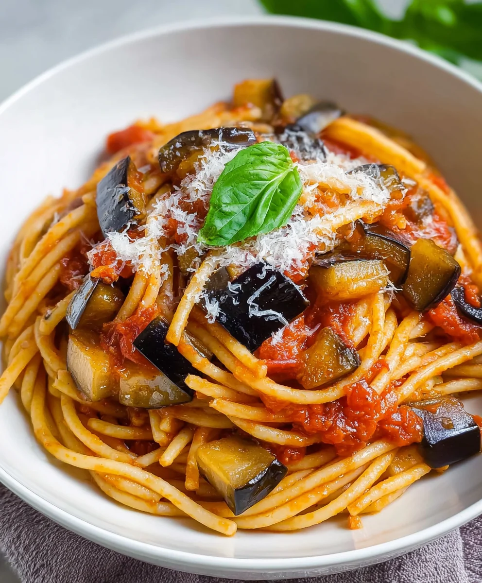 Authentic Pasta alla Norma - Sicilian Eggplant Dish