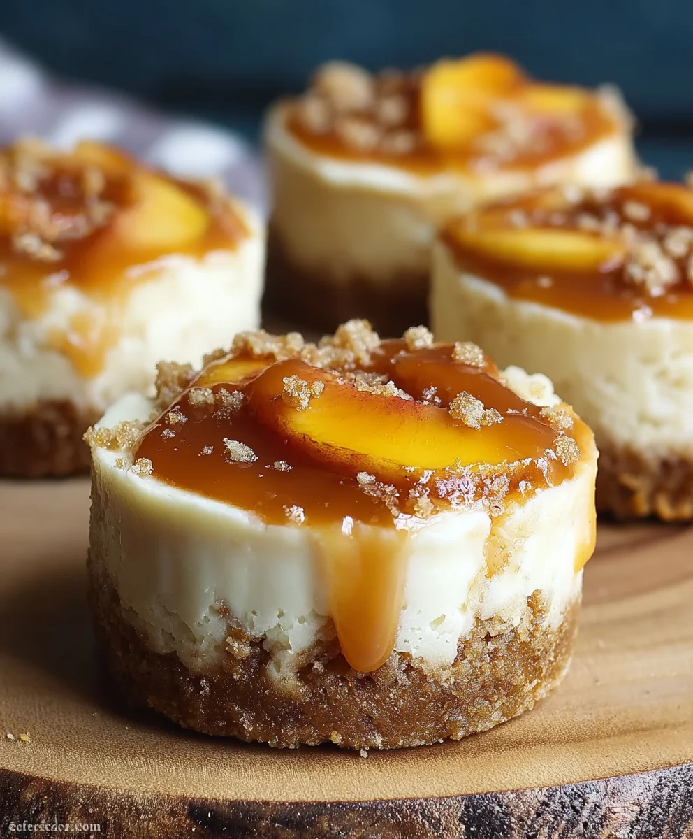 Peach Cobbler Cheesecake-Easy Dessert Recipe