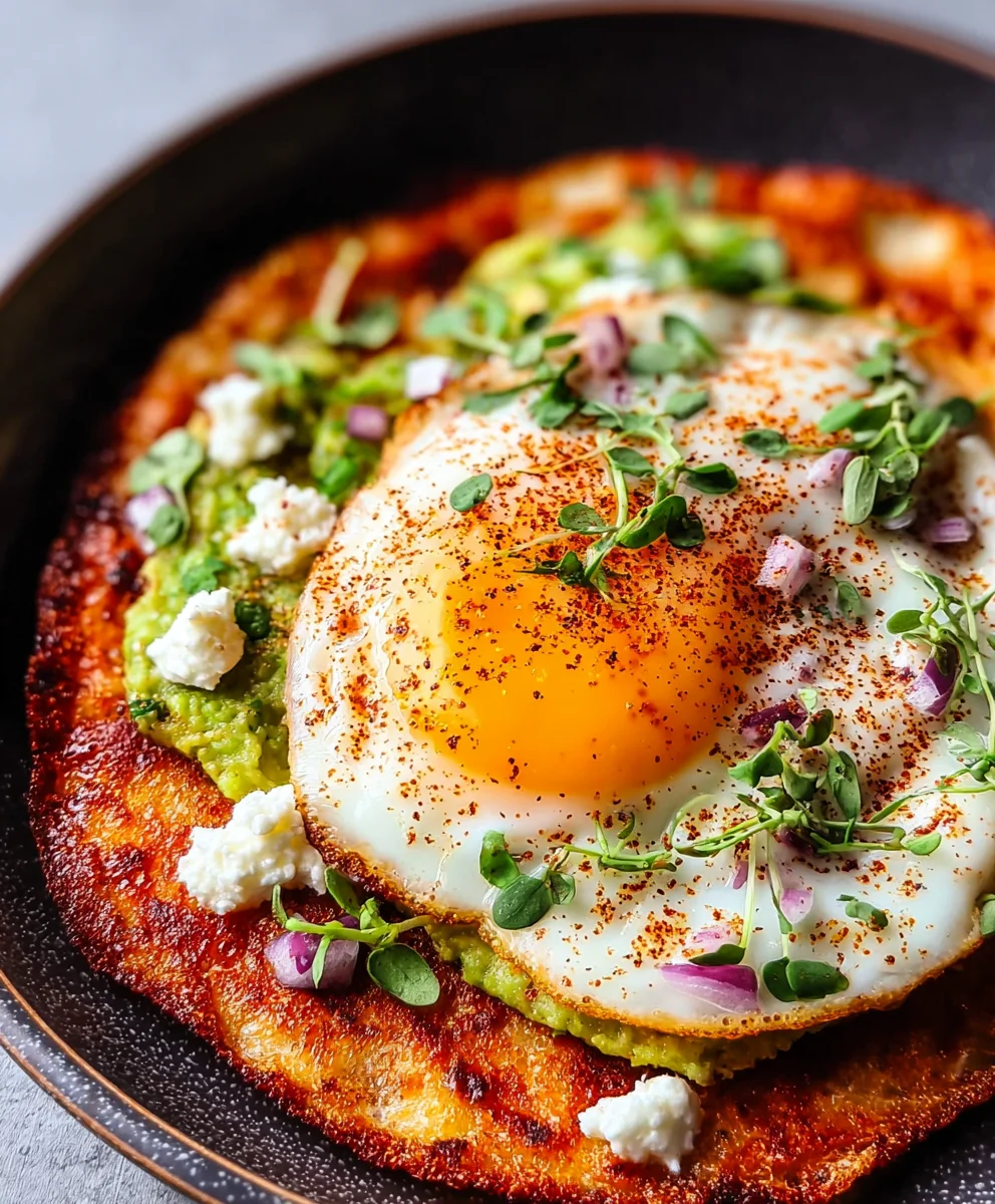 Crispy Feta Fried Eggs - Easy & Delicious