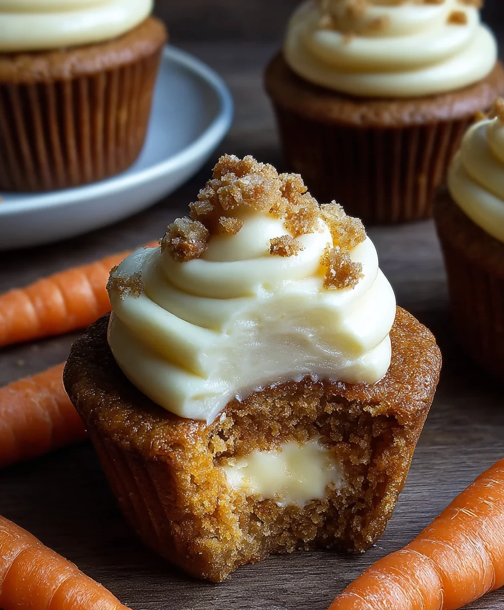 Carrot Cheesecake Cupcakes-Decadent & Delicious Treat