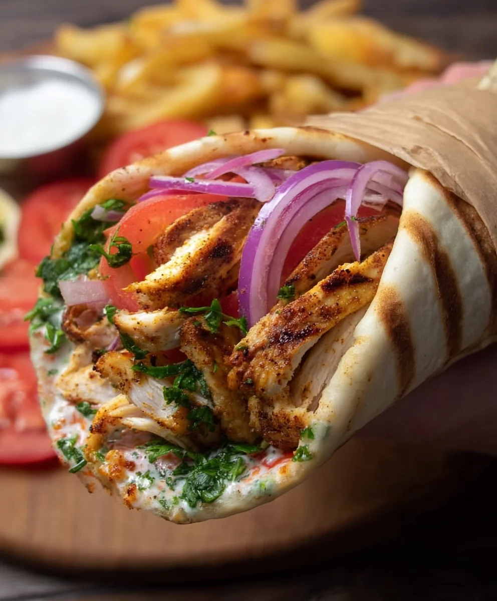 Easy Chicken Shawarma Wrap Recipe - Flavorful & Quick