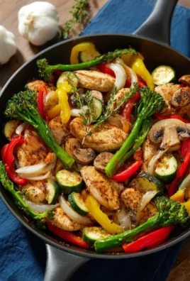 Healthy Chicken and Vegetables Skillet