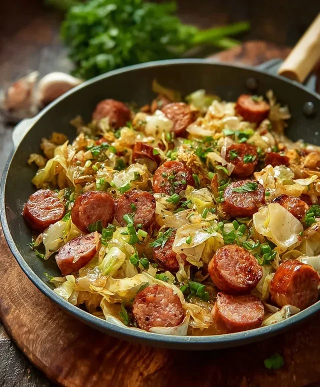 Easy Sausage and Cabbage Stir Fry