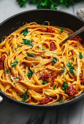 Vegan Creamy Sun Dried Tomato Pasta Recipe