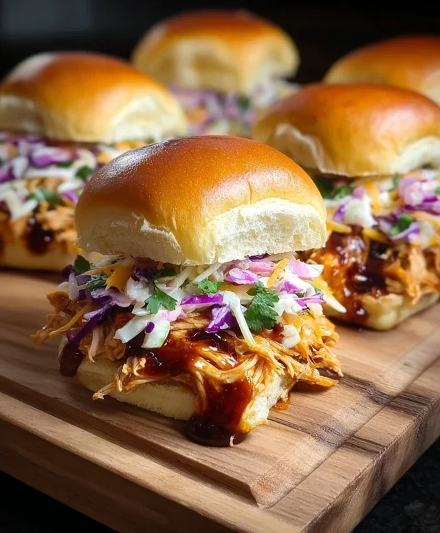 BBQ Chicken Sliders