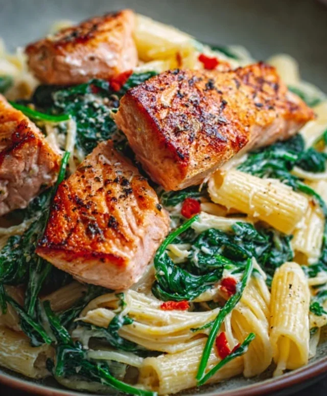 Salmon Spinach Pasta Dish: A Delicious and Nutritious Recipe to Try Today