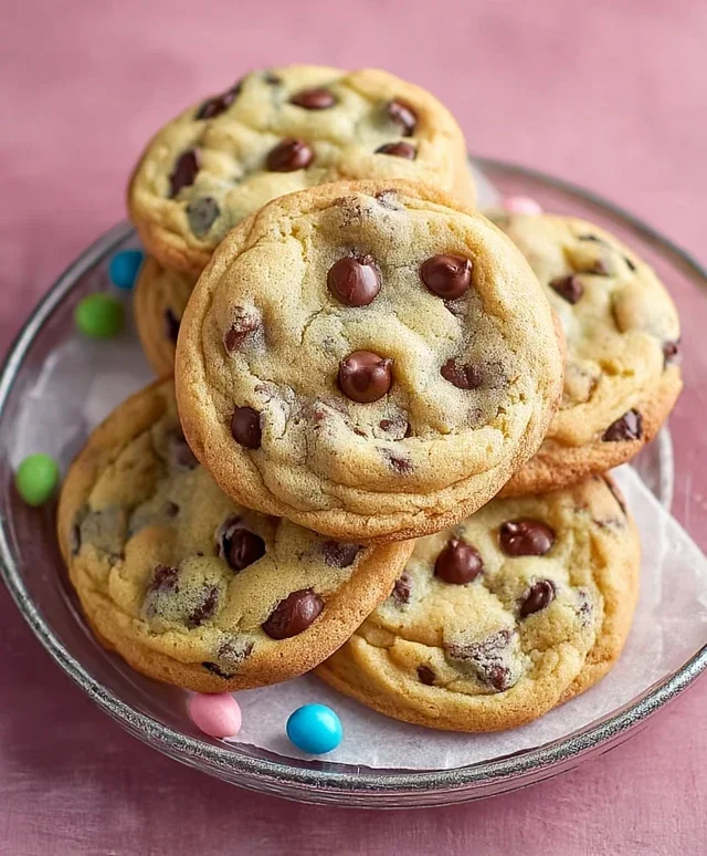 Easter Chocolate Chip Cookies