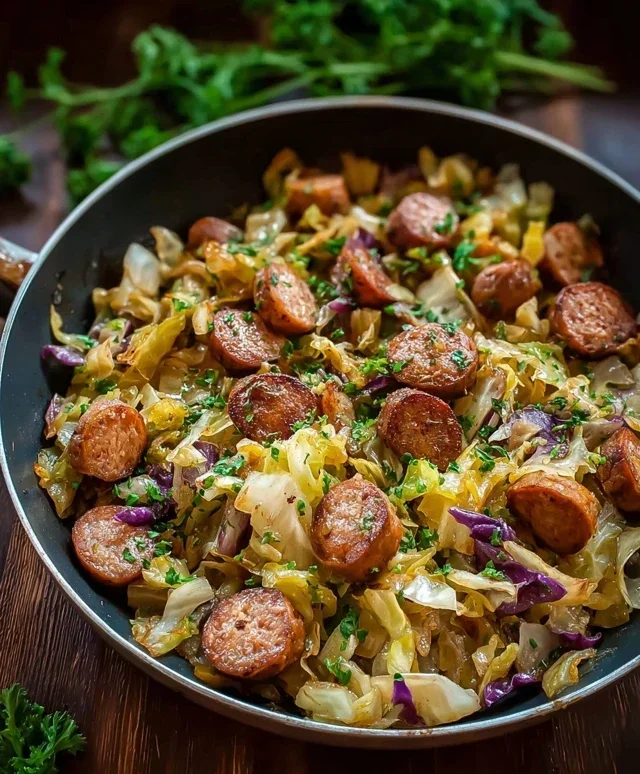 Easy Sausage and Cabbage Stir Fry