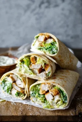 Chicken Caesar Wraps