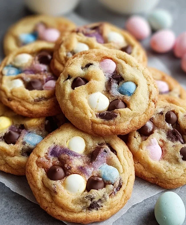 Easter Chocolate Chip Cookies