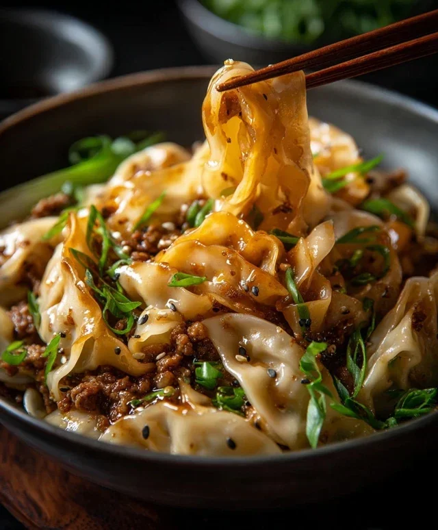 Potsticker Noodle Bowl