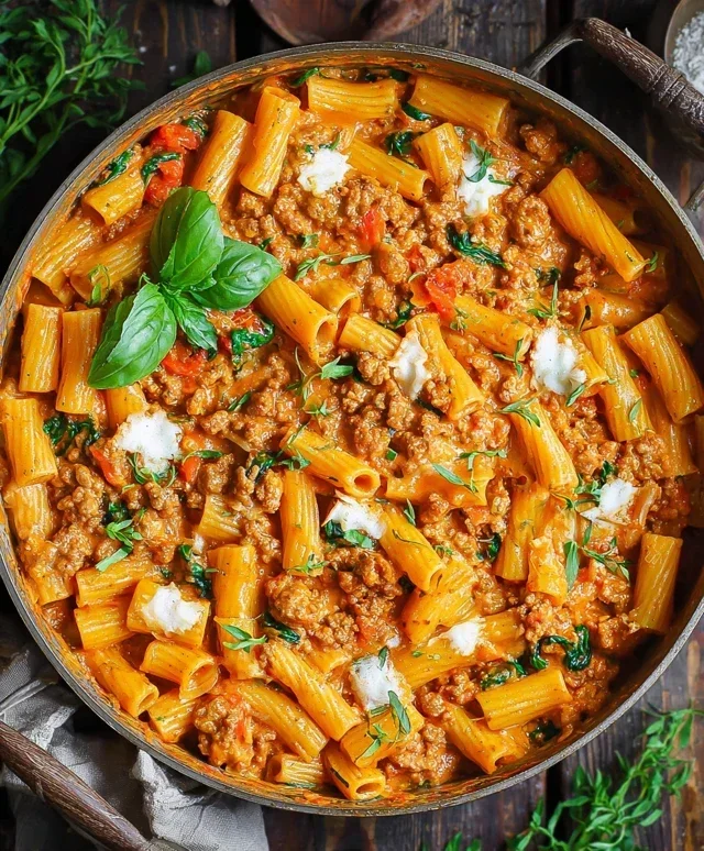 Baked Rigatoni with Sausage