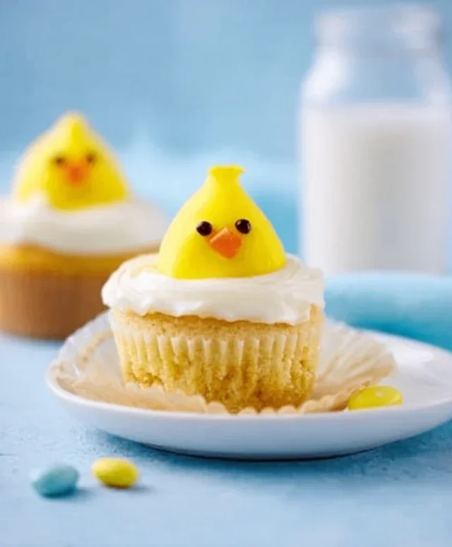 Easter Chick Cupcakes