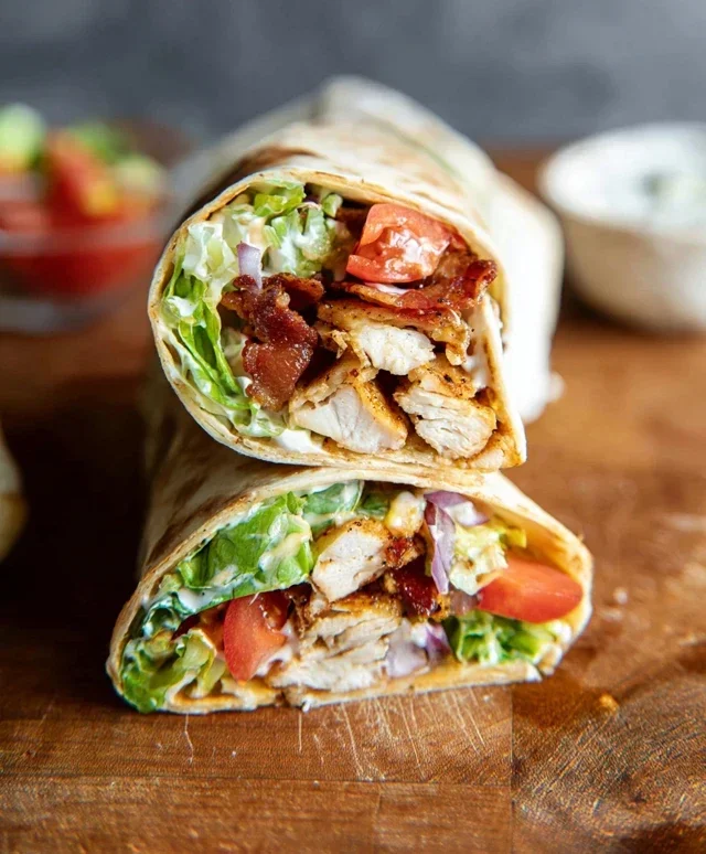 Crispy Chicken Beef Beef Bacon Ranch Wrap