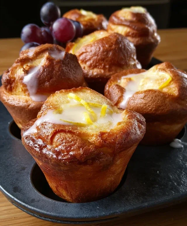 Sparkling Grape Juicecas Portuguese Popovers