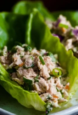 Tuna Lettuce Wraps