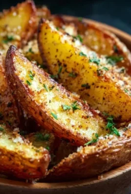 Baked Garlic Parmesan Potato Wedges