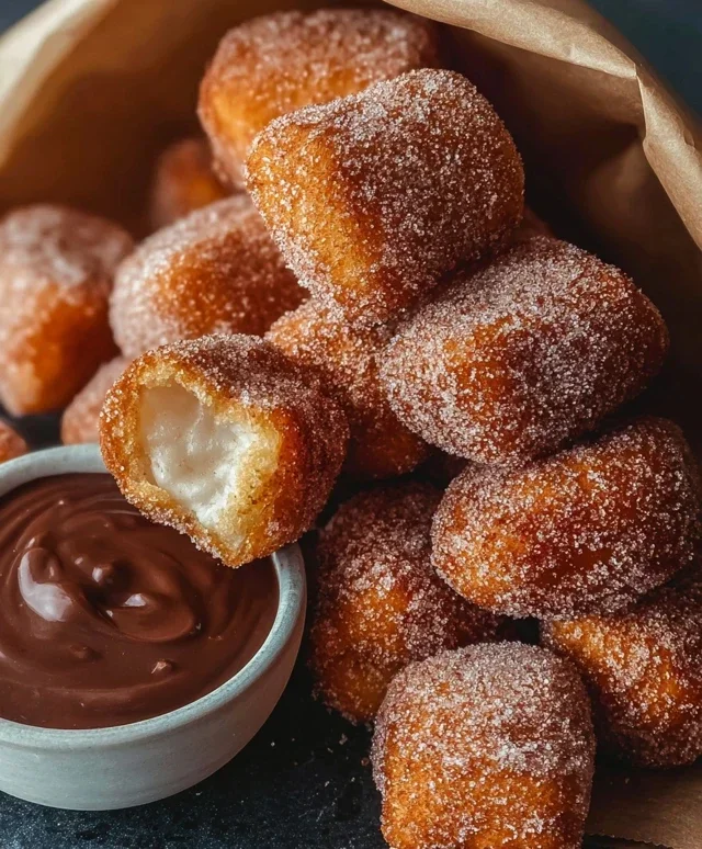 Sweet Air Fryer Churro Bites Recipe