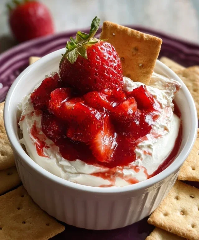 Strawberry Cheesecake Dip