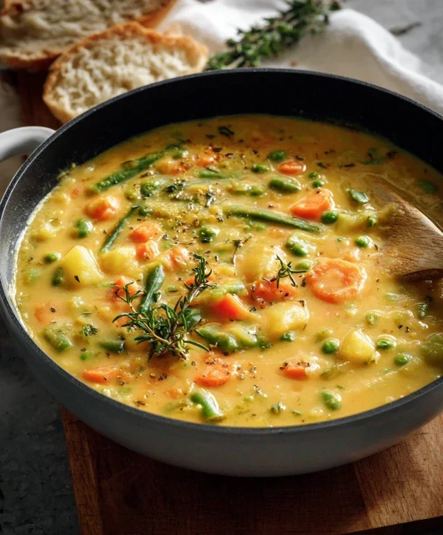 One-Pot Creamy Vegetable Soup