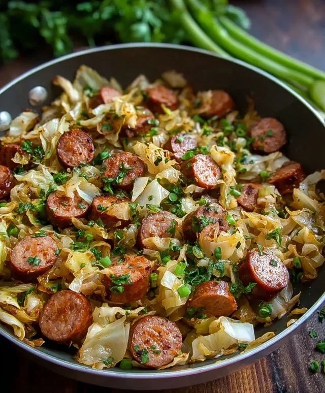 Easy Sausage and Cabbage Stir Fry