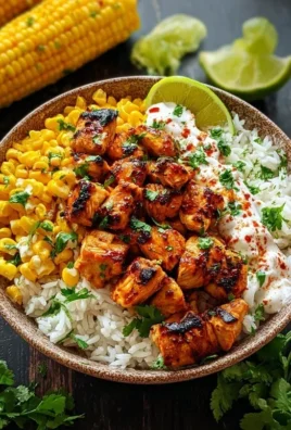 Street Corn Chicken Rice Bowl