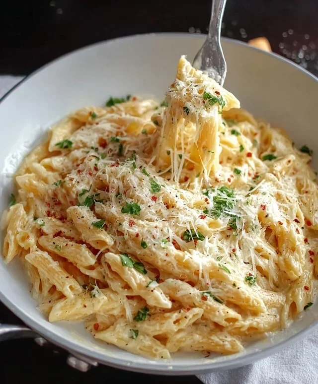 One Pot Creamy Garlic Pasta (Just 20 Minutes!)