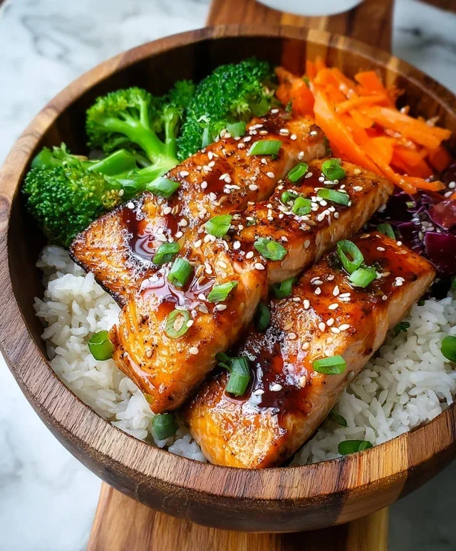 Meal Prep Teriyaki Salmon Rice Bowls