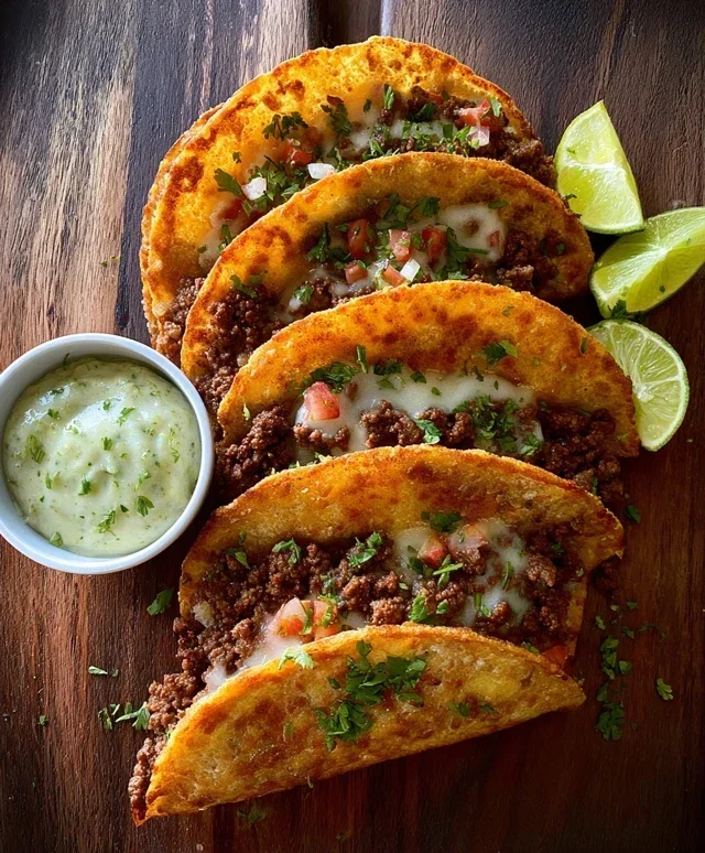 Crispy Ground Beef Tacos