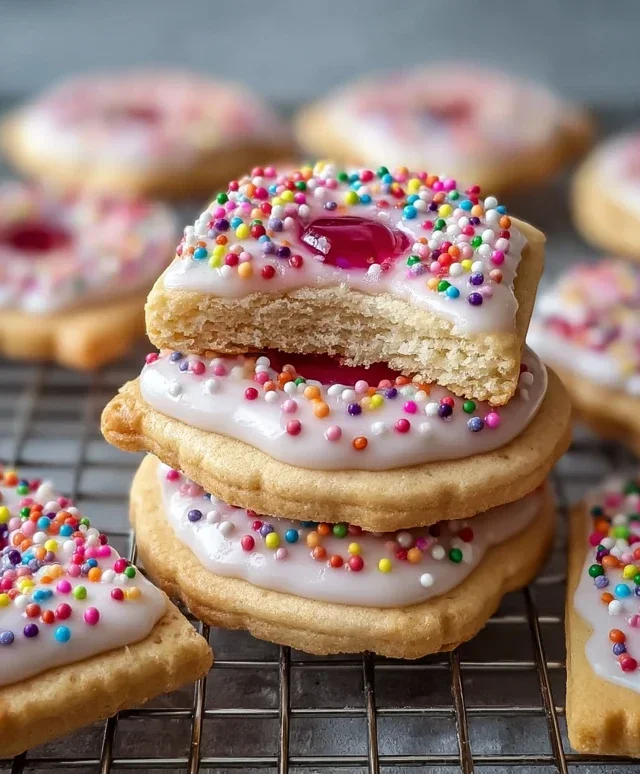 Frosted Pop-Tart Cookies