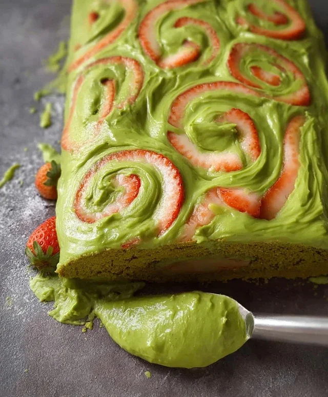 Strawberry Matcha Latte Rolls