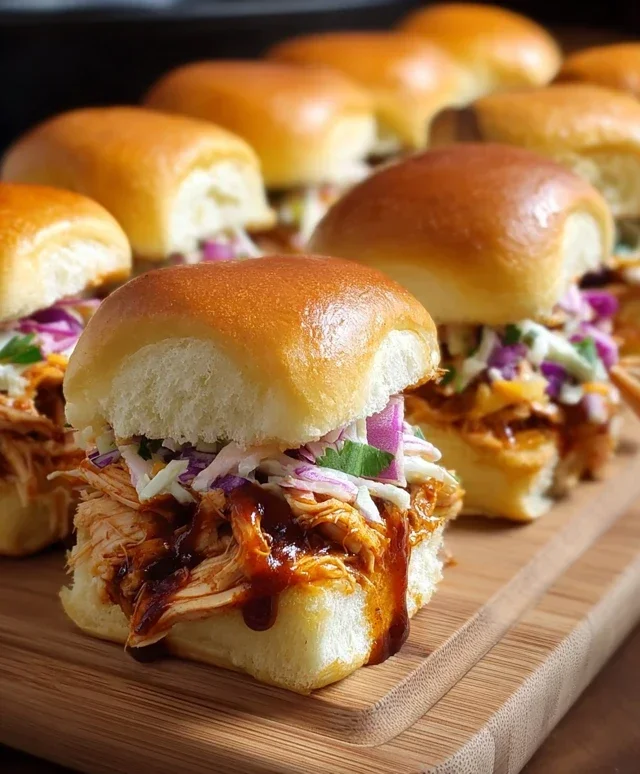 BBQ Chicken Sliders