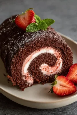 Easy Chocolate Swiss Roll